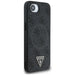 Guess 4G Ring Triangle Logo MagSafe case for iPhone 16e - black - Cell phone cases and covers<<<HurtelXML