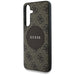 Guess 4G Round Patch Classic Logo MagSafe Case for Samsung Galaxy S25 Brown - Cell phone cases and covers<<<HurtelXML