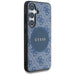 Guess 4G Round Patch Classic Logo MagSafe case for Samsung Galaxy S25 Plus blue - Cell phone cases