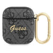 Guess 4G Script Metal Collection case for AirPods 1 / 2 - gray - Cell phone cases and covers<<<HurtelXML