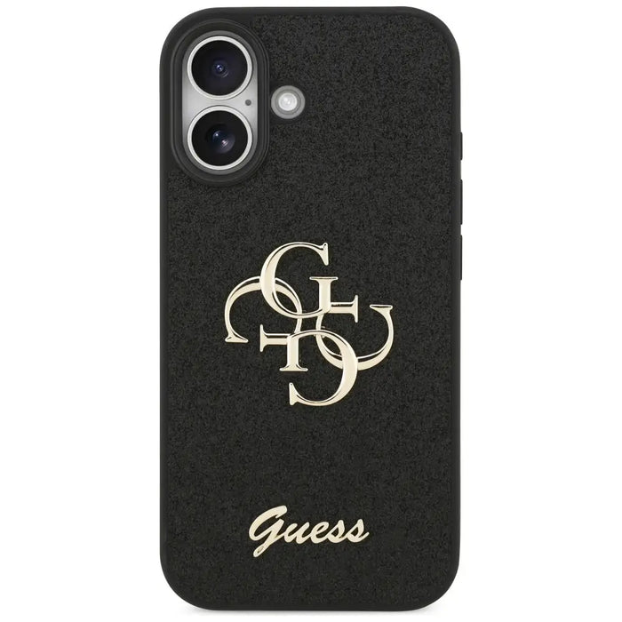 Guess 4G Strap 4G Classic Logo Case for iPhone 17 - Black - Cell phone cases and covers<<<HurtelXML