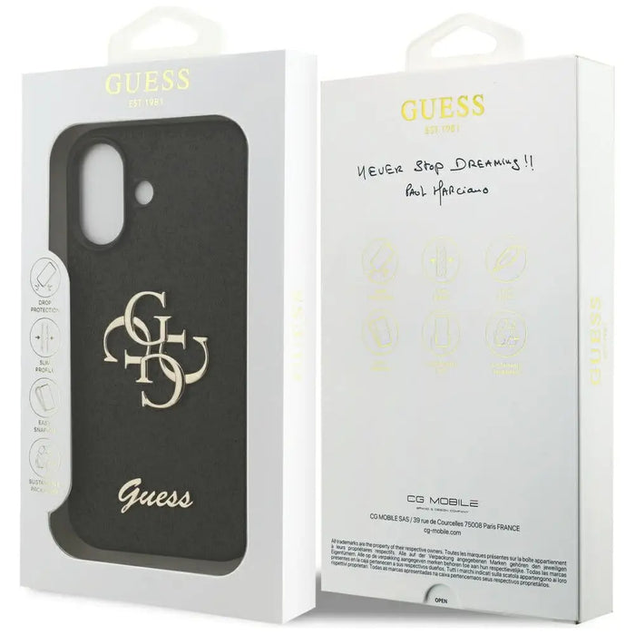 Guess 4G Strap 4G Classic Logo Case for iPhone 17 - Pink - Cell phone cases and covers<<<HurtelXML