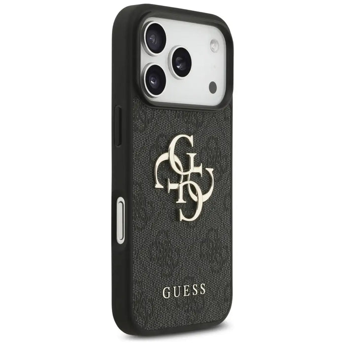 Guess 4G Strap 4G Classic Logo Case for iPhone 17 Pro - Black - Cell phone cases and covers<<<HurtelXML