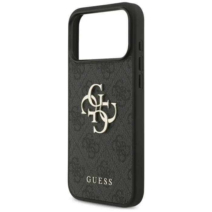 Guess 4G Strap 4G Classic Logo case for iPhone 17 Pro Max - black - Cell phone cases and covers<<<HurtelXML