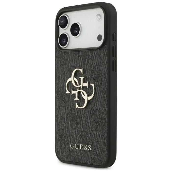 Guess 4G Strap 4G Classic Logo case for iPhone 17 Pro Max - black - Cell phone cases and covers<<<HurtelXML