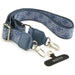 Guess 4G Strass Logo & Big Strap Metal Buttons MagSafe Case for iPhone 17 Pro Max - Blue - Cell phone cases
