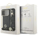 Guess 4G Strass Logo & Big Strap Metal Buttons MagSafe Case for iPhone 17 Pro - Black - Cell phone cases