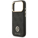 Guess 4G Strass Logo & Big Strap Metal Buttons MagSafe Case for iPhone 17 Pro - Black - Cell phone cases