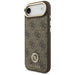 Guess 4G Strass Logo & Big Strap Metal Buttons MagSafe Case for iPhone Air - Brown - Cell phone cases