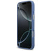 Guess 4G Strass Logo & Big Strap Metal Buttons MagSafe Case for iPhone 17 Pro Max - Blue - Cell phone cases