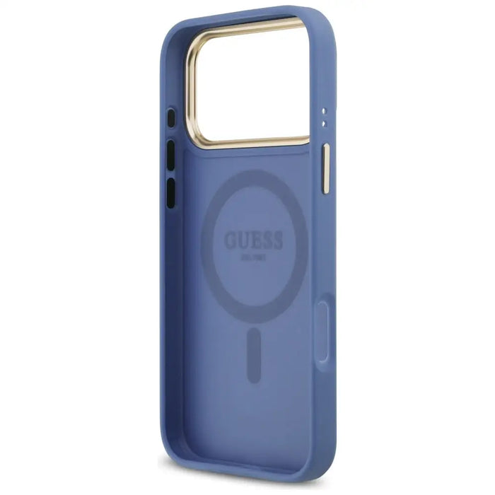 Guess 4G Strass Logo MagSafe Case for iPhone 17 Pro Max - Blue - Cell phone cases and covers<<<HurtelXML