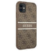 Guess 4G Stripe case for iPhone 11 / Xr 6.1’’ - brown - Cell phone cases and covers<<<HurtelXML