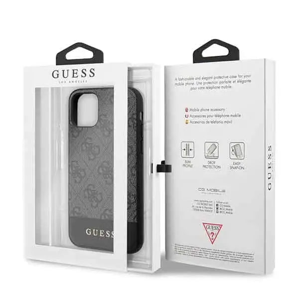 Guess 4G Stripe Collection case for iPhone 11 6.1’’ / Xr - gray - Cell phone cases and covers<<<HurtelXML