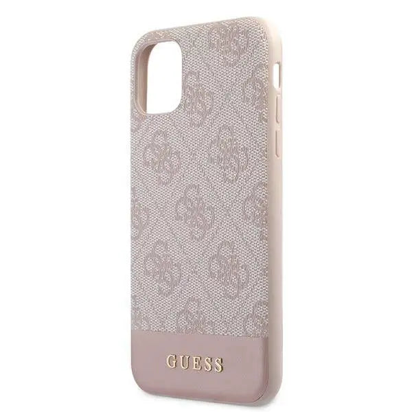 Guess 4G Stripe Collection Case for iPhone 11 / Xr 6.1’’ - Pink - Cell phone cases and covers<<<HurtelXML