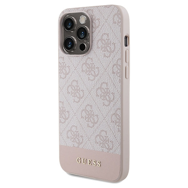 Guess 4G Stripe Collection case for iPhone 14 Pro - pink - Cell phone cases and covers<<<HurtelXML