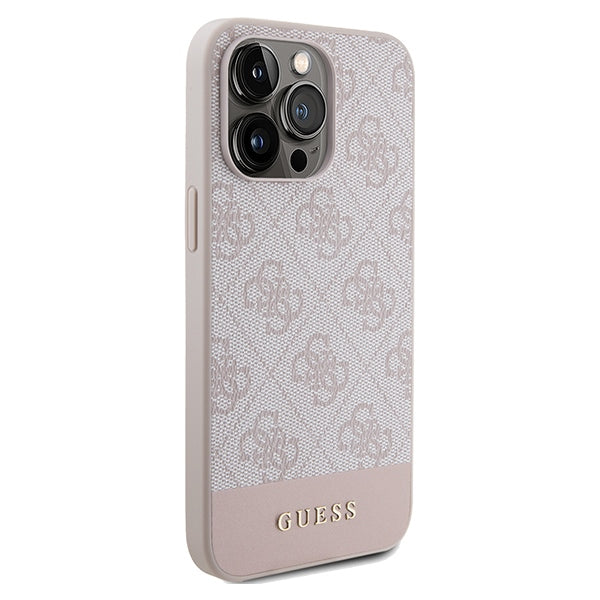 Guess 4G Stripe Collection case for iPhone 14 Pro - pink - Cell phone cases and covers<<<HurtelXML