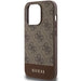 Guess 4G Stripe Collection case for iPhone 15 Pro Max - brown - Cell phone cases and covers<<<HurtelXML