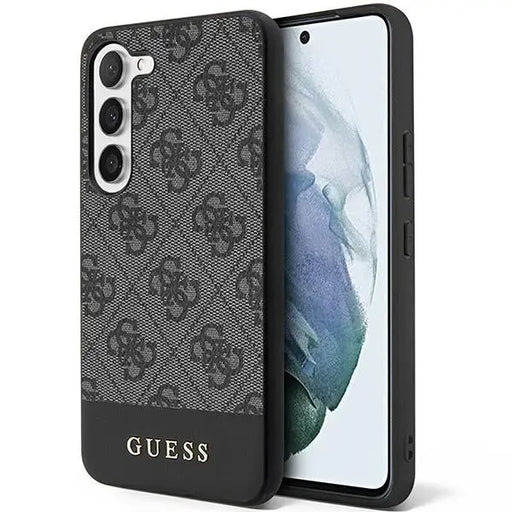 Guess 4G Stripe Collection case for Samsung Galaxy S24+ - black - Cell phone cases and covers<<<HurtelXML