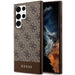 Guess 4G Stripe Collection case for Samsung Galaxy S24 Ultra - brown - Cell phone cases and covers<<<HurtelXML
