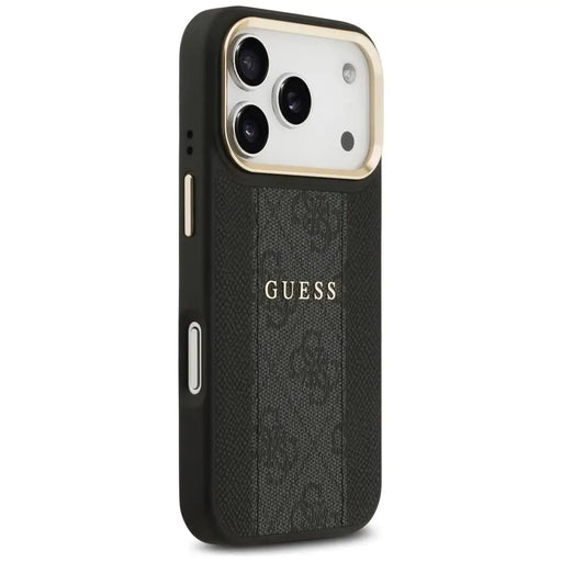 Guess 4G Stripe MagSafe case for iPhone 17 Pro - black - Cell phone cases and covers<<<HurtelXML