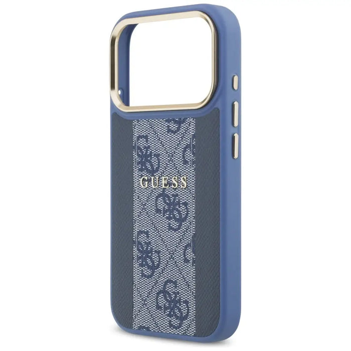 Guess 4G Stripe MagSafe Case for iPhone 17 Pro - Blue - Cell phone cases and covers<<<HurtelXML
