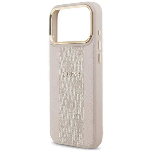 Guess 4G Stripe MagSafe Case for iPhone 17 Pro Max - Pink - Cell phone cases and covers<<<HurtelXML