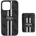 Guess 4G Stripes case with Magsafe wallet for iPhone 16 Pro Max black - Cell phone cases and covers<<<HurtelXML