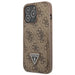 Guess 4G Triangle Logo Cardslot Case for iPhone 13 Pro / 13 - Brown - Cell phone cases and covers<<<HurtelXML