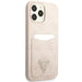 Guess 4G Triangle Logo Cardslot Case for iPhone 13 Pro / 13 - Pink - Cell phone cases and covers<<<HurtelXML