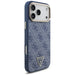 Guess 4G Triangle Logo MagSafe Case for iPhone 17 Pro Max - Blue and Gold - Cell phone cases and covers<<<HurtelXML