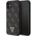 Guess 4G Triangle Metal Logo case for iPhone 11 / XR - black - Cell phone cases and covers<<<HurtelXML