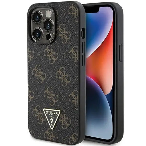 Guess 4G Triangle Metal Logo case for iPhone 13 Pro / iPhone 13 - black - Cell phone cases and covers<<<HurtelXML