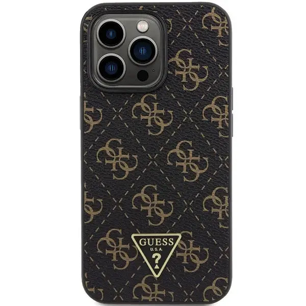 Guess 4G Triangle Metal Logo case for iPhone 13 Pro / iPhone 13 - black - Cell phone cases and covers<<<HurtelXML