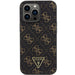 Guess 4G Triangle Metal Logo case for iPhone 14 Pro Max - black - Cell phone cases and covers<<<HurtelXML
