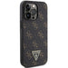 Guess 4G Triangle Metal Logo case for iPhone 14 Pro Max - black - Cell phone cases and covers<<<HurtelXML