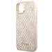 Guess 4G Vintage Gold Logo case for iPhone 14 - pink - Cell phone cases and covers<<<HurtelXML