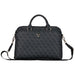 Guess 4G Zipper Pocket Triangle Logo 15’’ Laptop Bag - Black - Laptop bags<<<HurtelXML