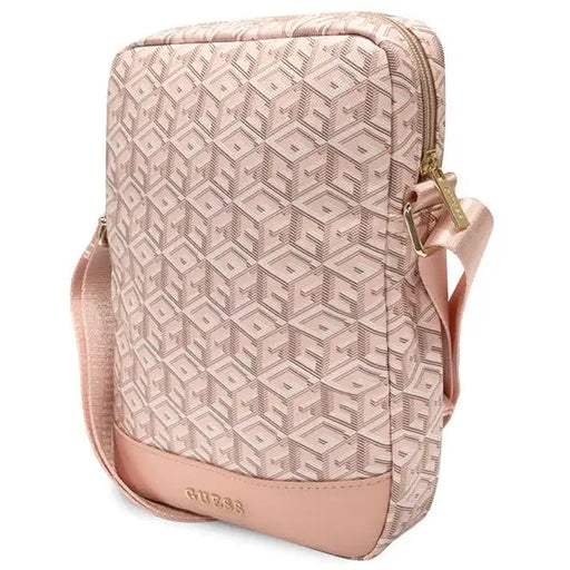 Guess Bag GUTB10HGCFSEP 10’’ pink/pink GCube Stripe Tablet Bag - Others<<<HurtelXML