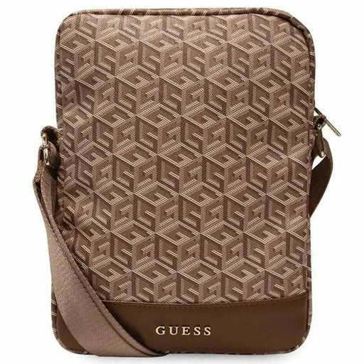 Guess Bag GUTB10HGCFSEW 10’’ brown/brown GCube Stripe Tablet Bag - Others<<<HurtelXML