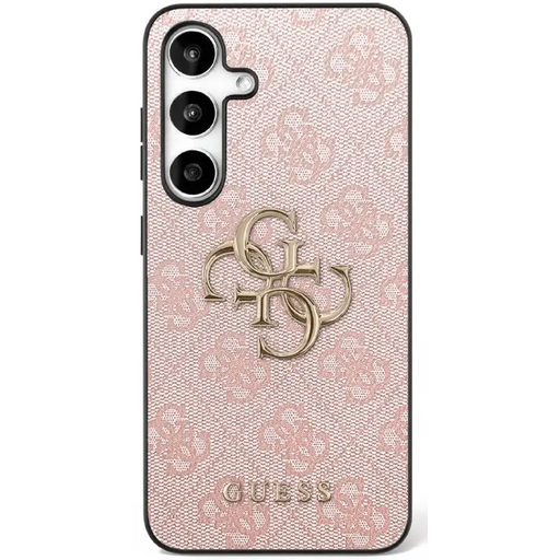 Guess Big 4G Classic Logo Case for Samsung Galaxy S25 FE - Pink - Cell phone cases and covers<<<HurtelXML