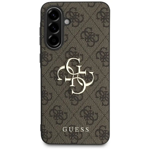 Guess Big 4G Logo Classic Logo Case for Samsung Galaxy A36 - Brown - Cell phone cases and covers<<<HurtelXML