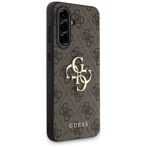 Guess Big 4G Logo Classic Logo Case for Samsung Galaxy A56 - Brown - Cell phone cases and covers<<<HurtelXML