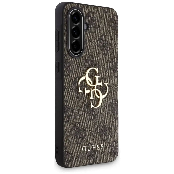 Guess Big 4G Logo Classic Logo Case for Samsung Galaxy A56 - Brown - Cell phone cases and covers<<<HurtelXML