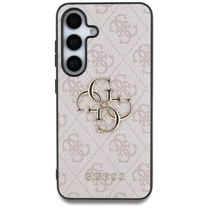 Guess Big 4G Logo Classic Logo Case for Samsung Galaxy S25 Pink - Cell phone cases and covers<<<HurtelXML