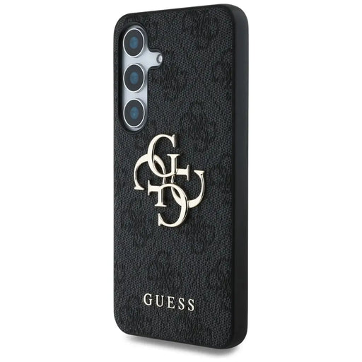 Guess Big 4G Logo Classic Logo Case for Samsung Galaxy S25 Plus Black - Cell phone cases and covers<<<HurtelXML