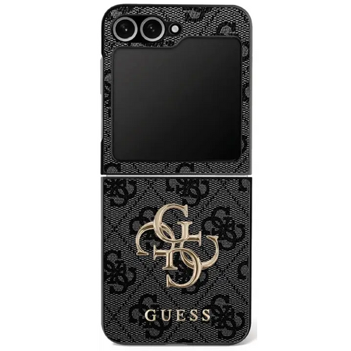 Guess Big 4G Logo Classic Logo Case for Samsung Galaxy Z Flip 7 - Black - Cell phone cases and covers<<<HurtelXML