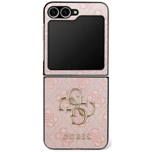 Guess Big 4G Logo Classic Logo Case for Samsung Galaxy Z Flip 7 - Pink - Cell phone cases and covers<<<HurtelXML