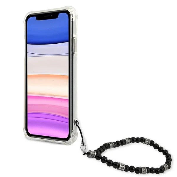 Guess Black Pearl Case for iPhone 11 6.1’’ / Xr - Transparent - Cell phone cases and covers<<<HurtelXML