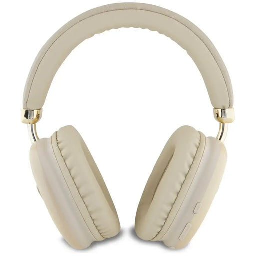 Guess Bluetooth 5.3 Metallic Triangle Logo Gold Over-Ear Headphones - Headphones and speakers<<<HurtelXML