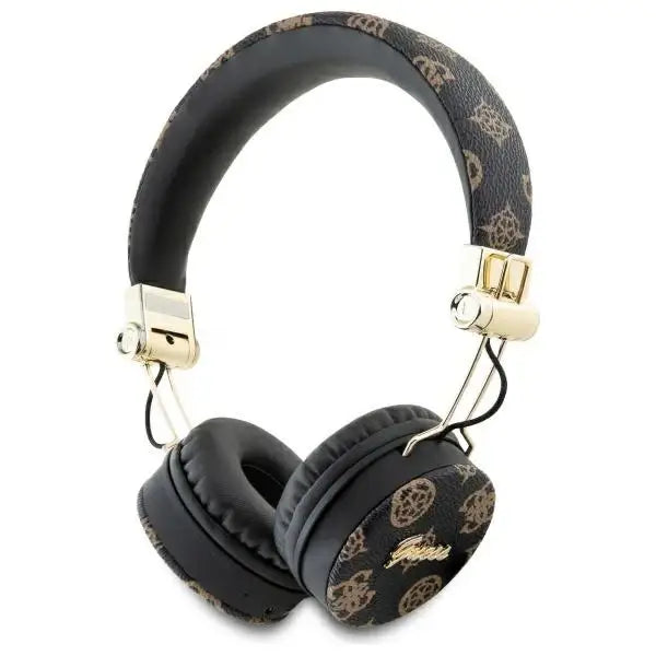 Guess Bluetooth ENC GUBH70EPOSMK on-ear headphones black/black Peony Script Round Shape - Headphones